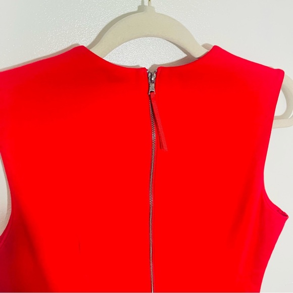 SPANX The Perfect Fitted Dress True Red Sheath Office Business Casual Ponte Knit - Picture 6 of 9
